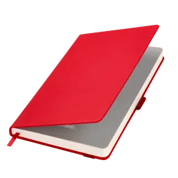 Ежедневник Альфа (Alpha) недатированный, красный/серый