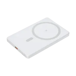 Внешний аккумулятор Атлантис (Atlantis) PD 5000mAh с функцией беспроводной зарядки 15W, серебряный