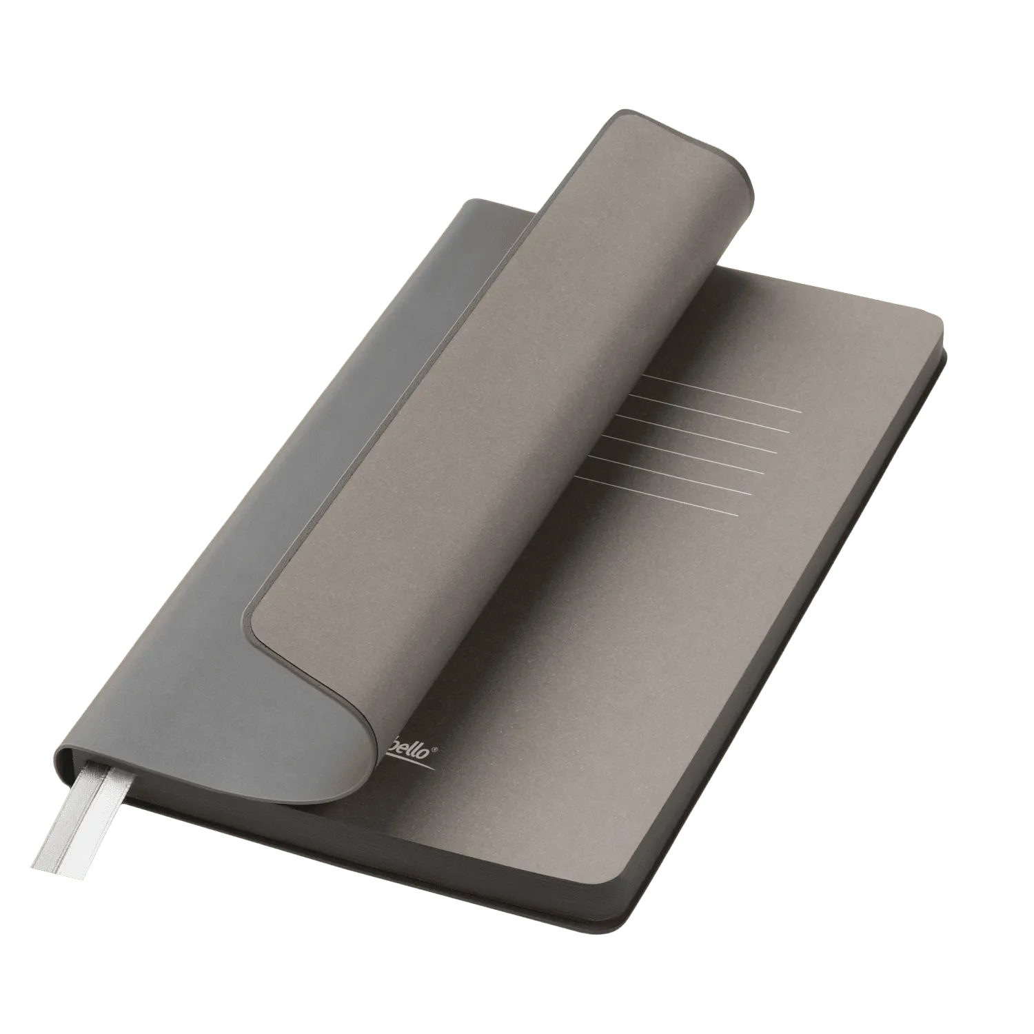 Ежедневник Мун Ривер (Moon River) недатированный, серый