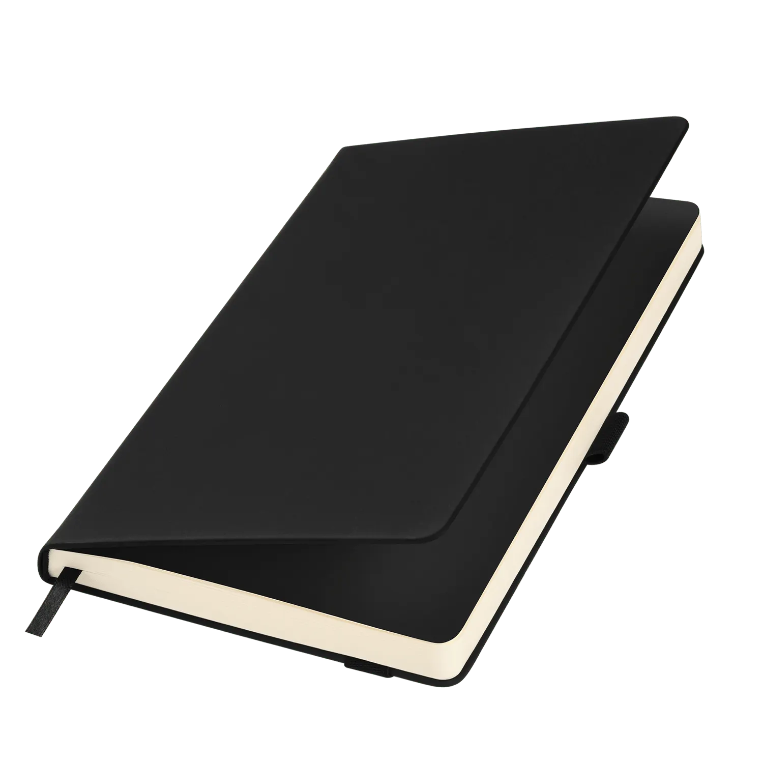 Ежедневник Альфа (Alpha) недатированный, черный/черный