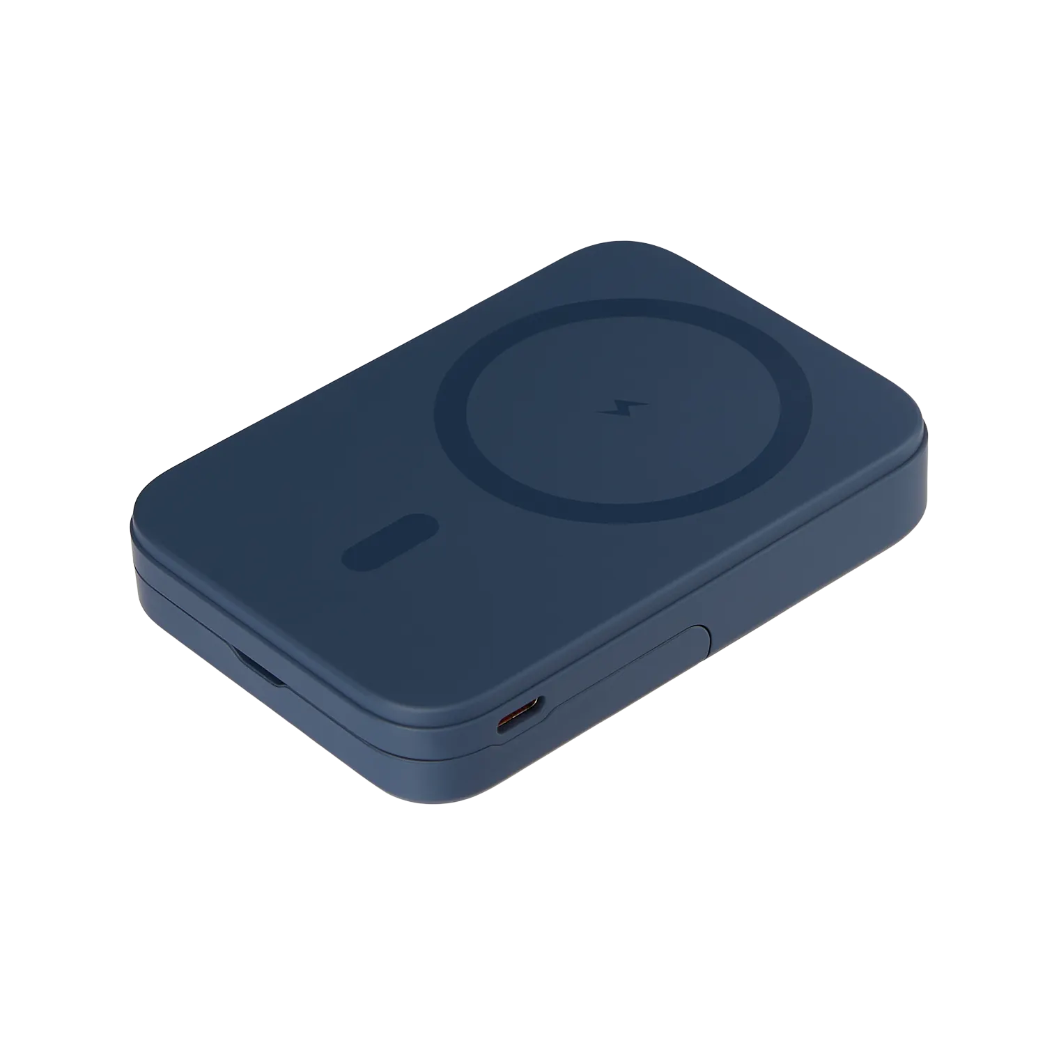 Внешний аккумулятор Юнион PD (Union PD) 10000mAh с функцией беспроводной зарядки 15W, синий