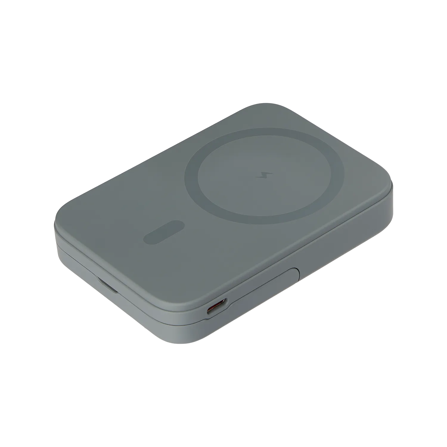 Внешний аккумулятор Юнион PD (Union PD) 10000mAh с функцией беспроводной зарядки 15W, серый