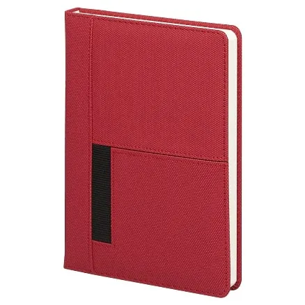 Ежедневник Smart Cardiff А5, красный, недатированный, в твердой обложке с поролоном