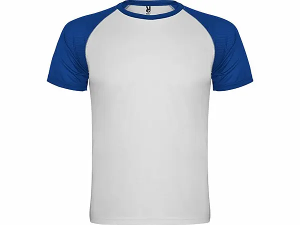 Спортивная футболка "Indianapolis" мужская, белый/королевский синий