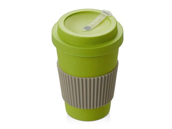 Термокружка "Muffin" из натуральных волокон, зеленое яблоко