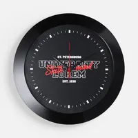 Часы настенные Vivid Large, черные