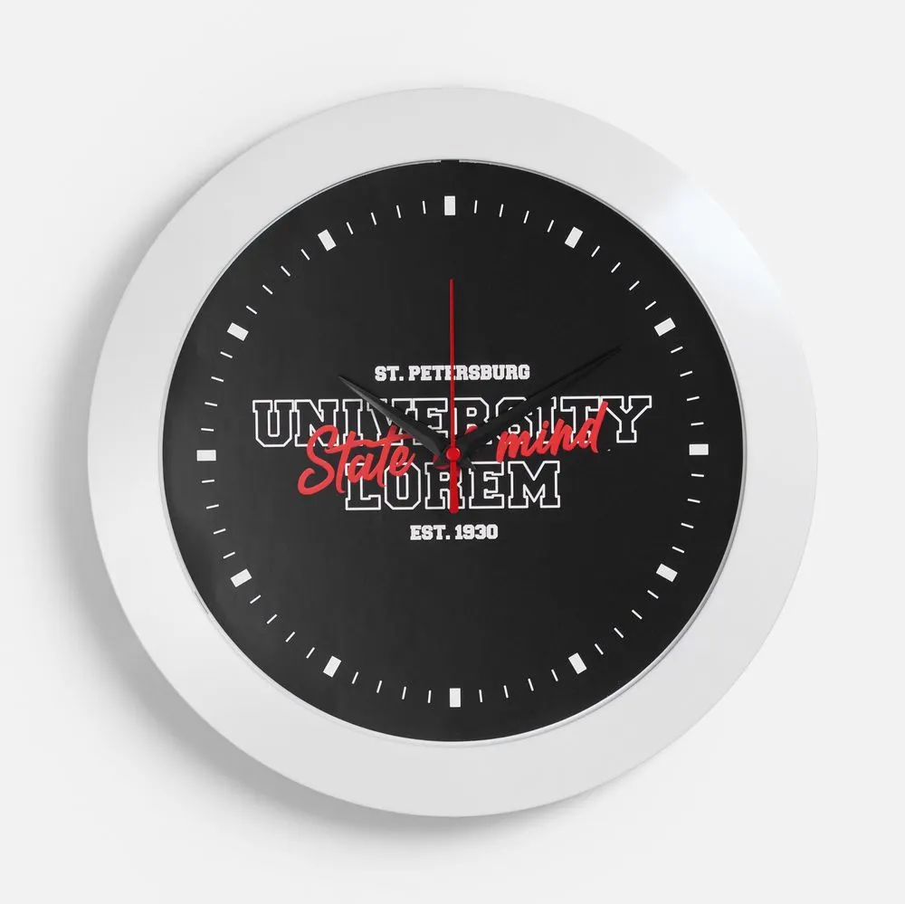 Часы настенные Vivid Large, белые