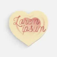 Печенье Dream White в белом шоколаде, сердце