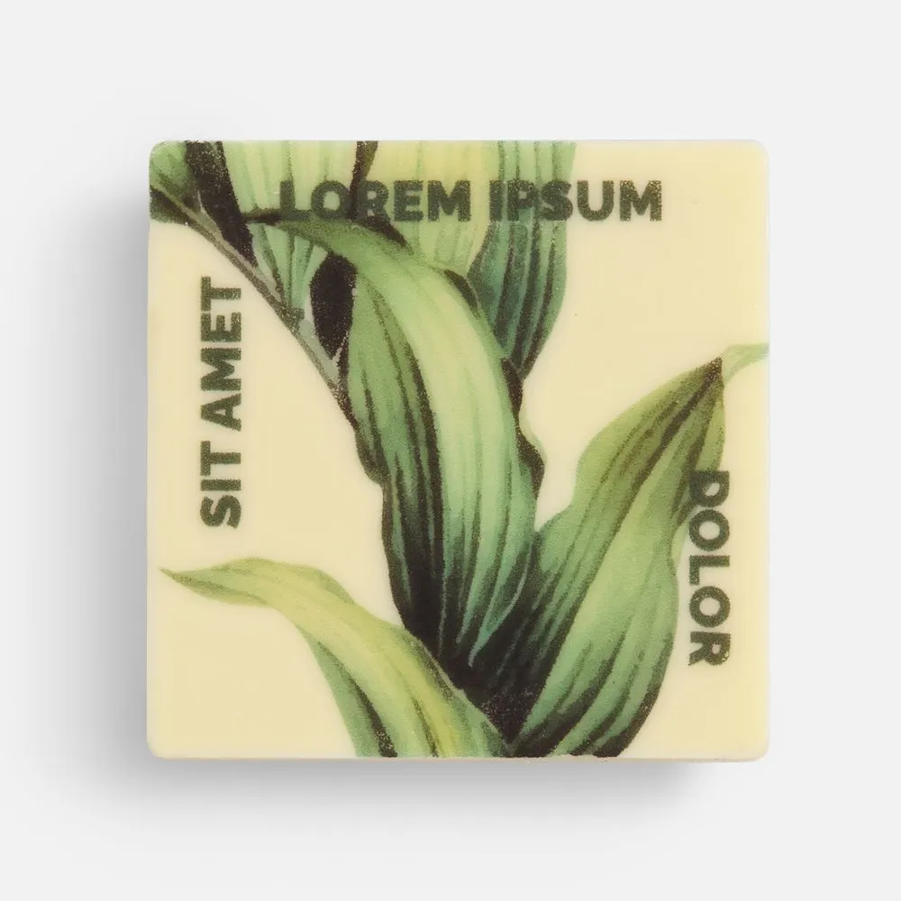 Печенье Dream White в белом шоколаде, квадрат