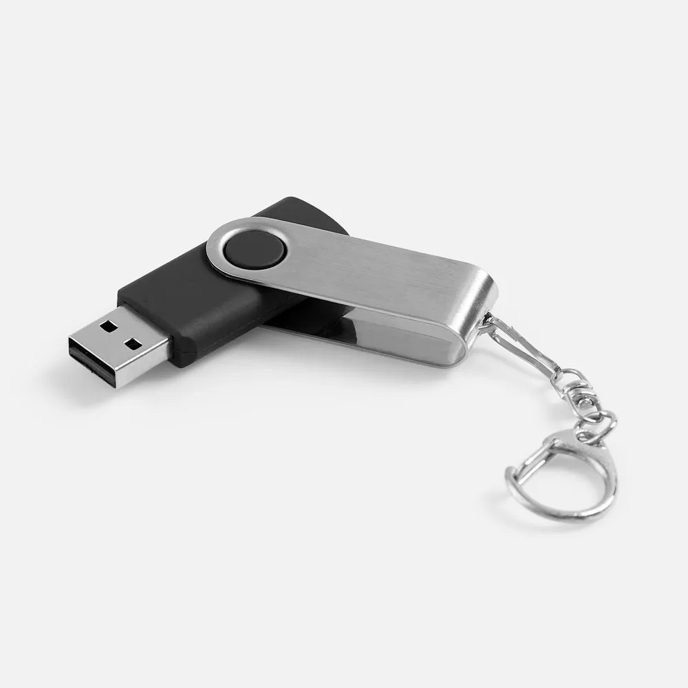 Флешка Twist, черная, 8 Гб