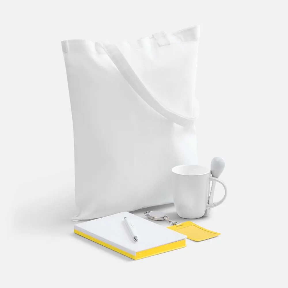 Набор Welcome Pack, желтый с белым