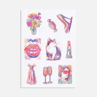 Стикерпак бумажный Thematik, для женщин