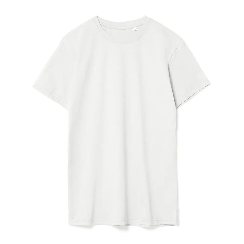 Футболка унисекс T-Bolka 160, белая (теплый оттенок)