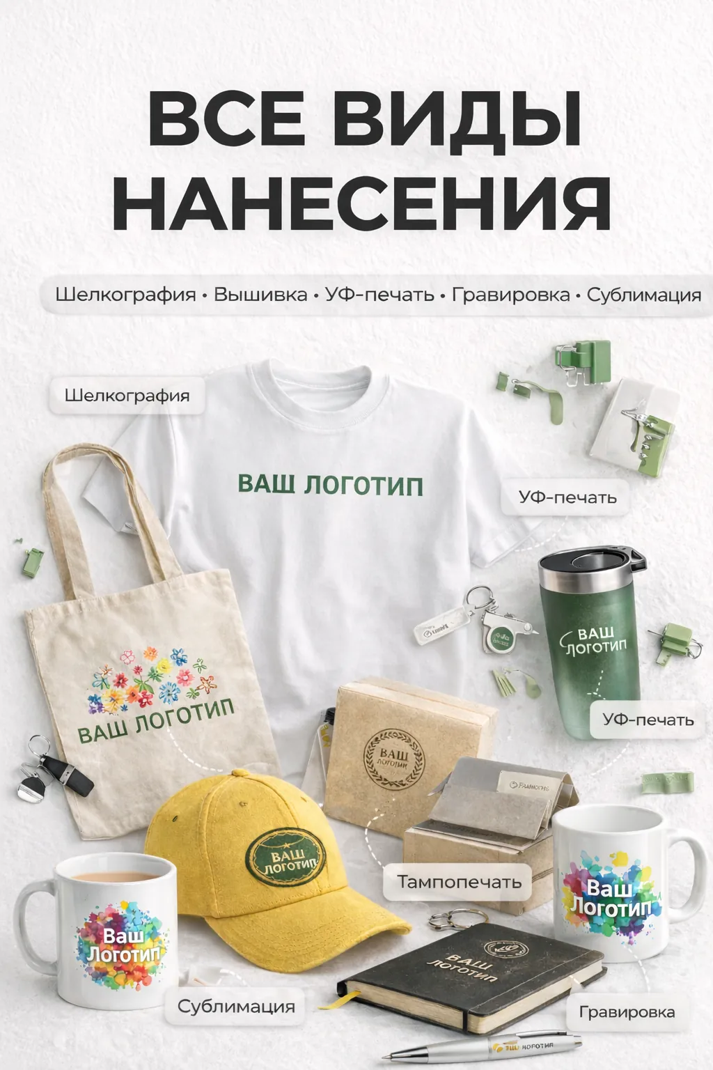 Все виды нанесения